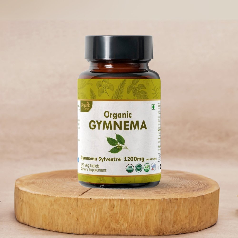 Organic Spree Gymnema 120 Tablets - Balances glucose levels l 60 Days Supply l Organic Certified