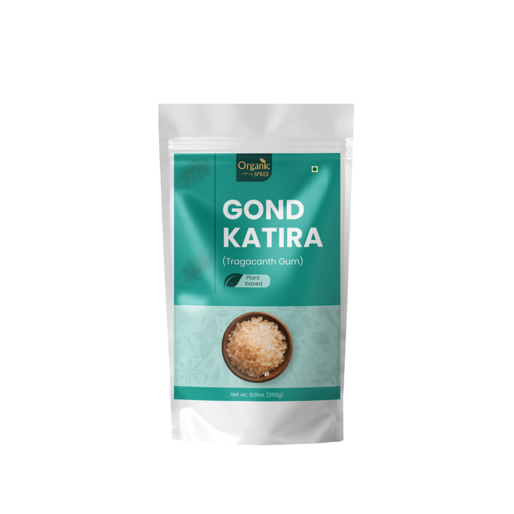 Organic Spree Pure Natural Gond Katira 250grams (8.81 oz) - Tragacanth Gum