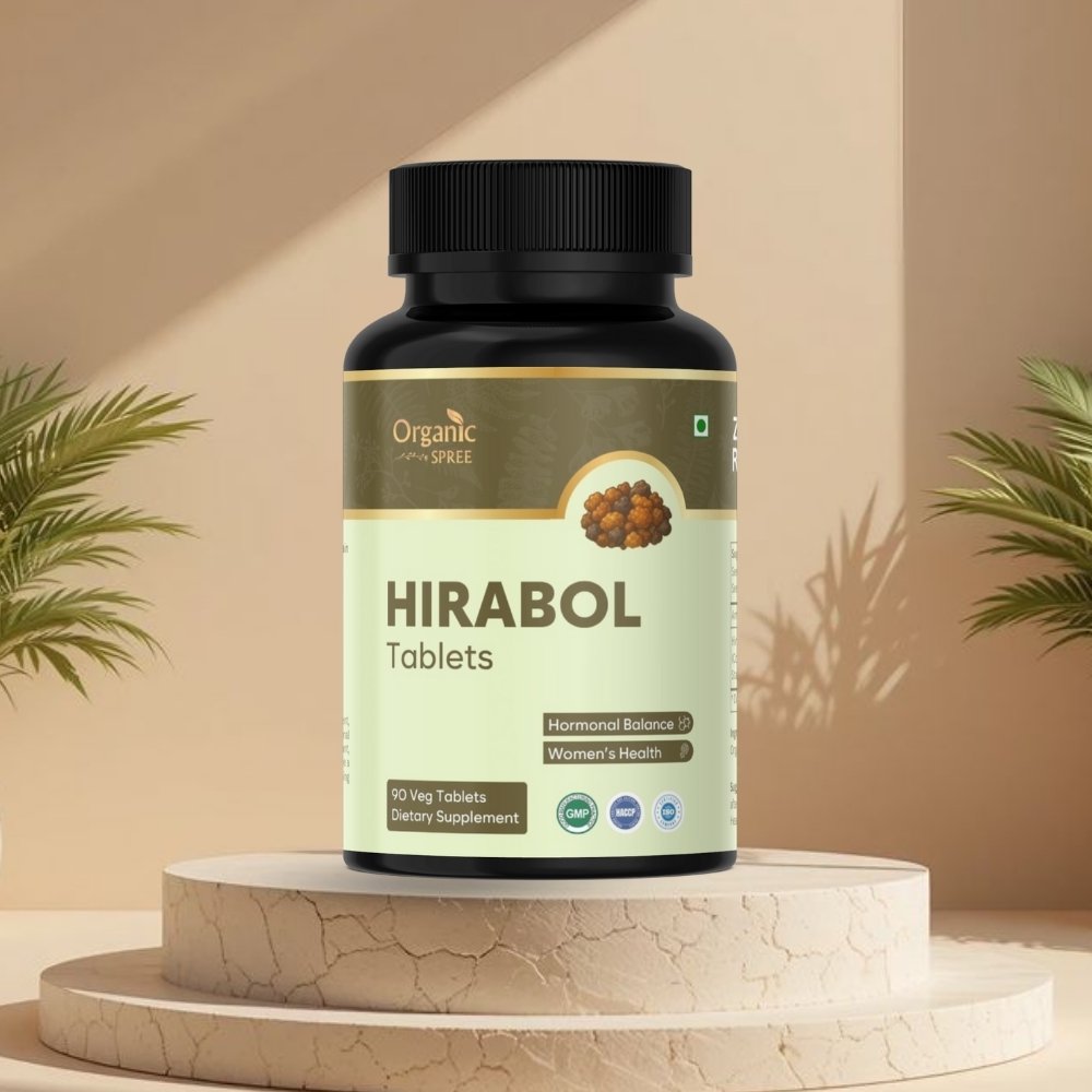 Organic Spree Hirabol 90 Tablets | Supports with inflamation and women's Health