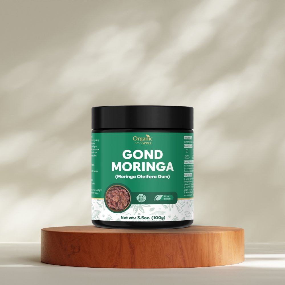 Organic Spree GOND MORINGA 200grams (7.05oz) | Moringa Oleifera Gum | Pure, Natural and Plant based